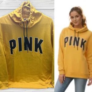 PINK Victoria's Secret Yellow Hoodie M/L